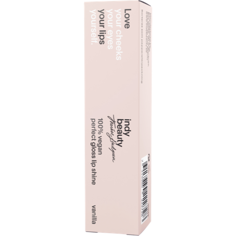 Indy Beauty Lip Shine Vanilla 10ml Box